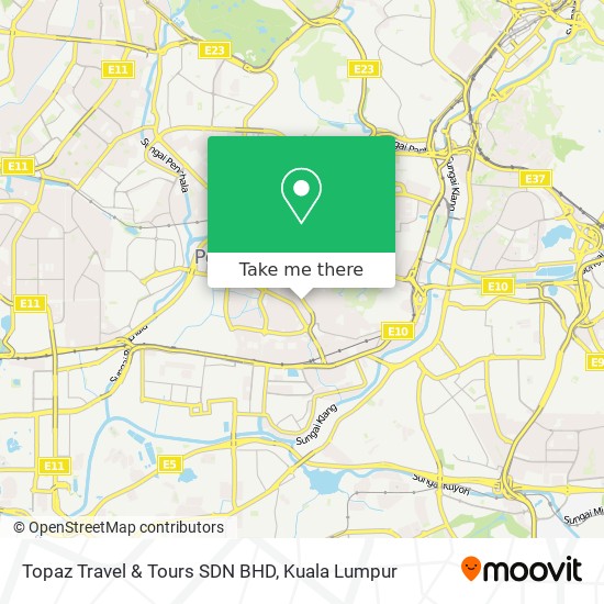 Topaz Travel & Tours SDN BHD map