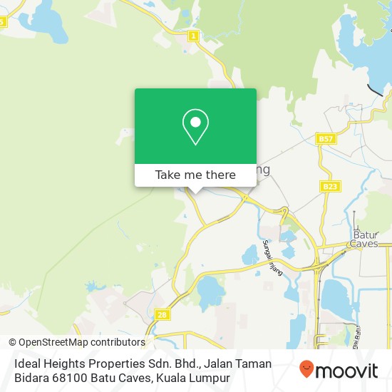 Ideal Heights Properties Sdn. Bhd., Jalan Taman Bidara 68100 Batu Caves map