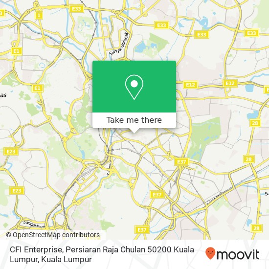 CFI Enterprise, Persiaran Raja Chulan 50200 Kuala Lumpur map