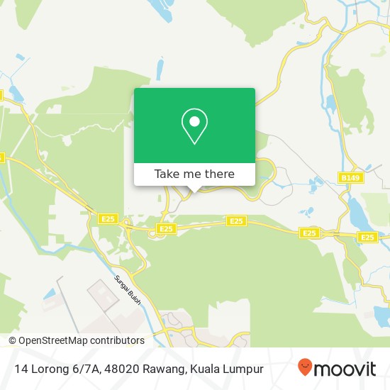 14 Lorong 6/7A, 48020 Rawang map