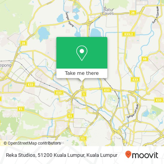 Reka Studios, 51200 Kuala Lumpur map