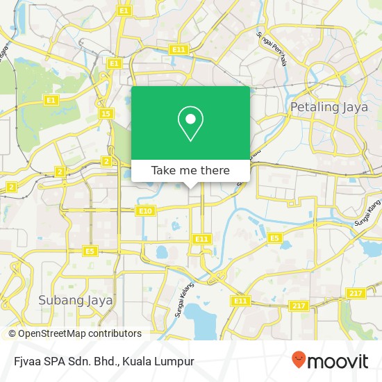 Fjvaa SPA Sdn. Bhd. map