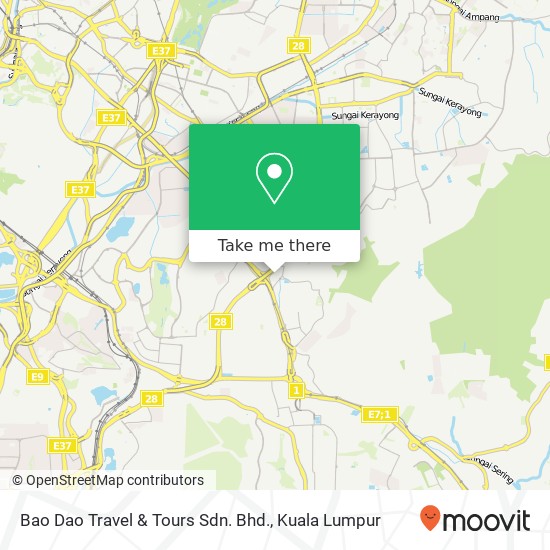 Bao Dao Travel & Tours Sdn. Bhd. map