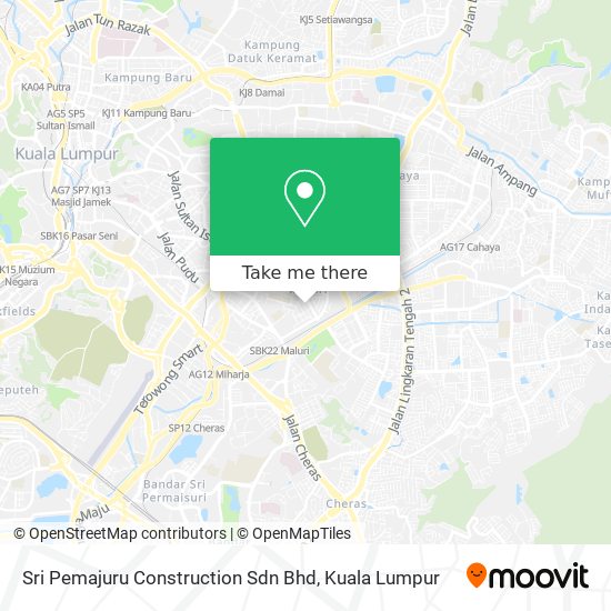Peta Sri Pemajuru Construction Sdn Bhd