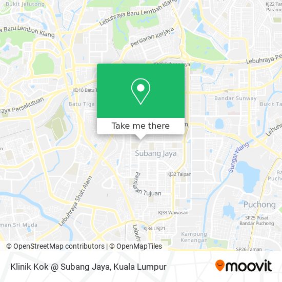Klinik Kok @ Subang Jaya map