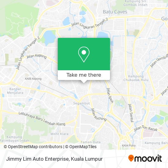 Jimmy Lim Auto Enterprise map