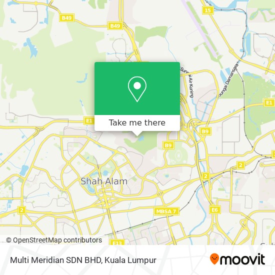 Multi Meridian SDN BHD map