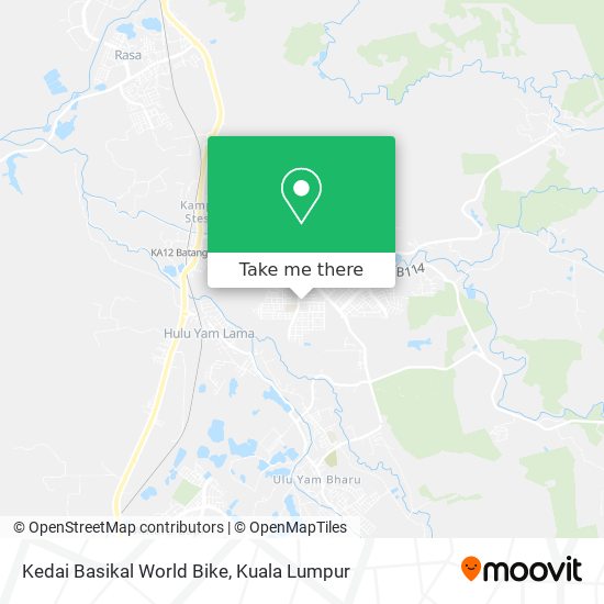 Kedai Basikal World Bike map
