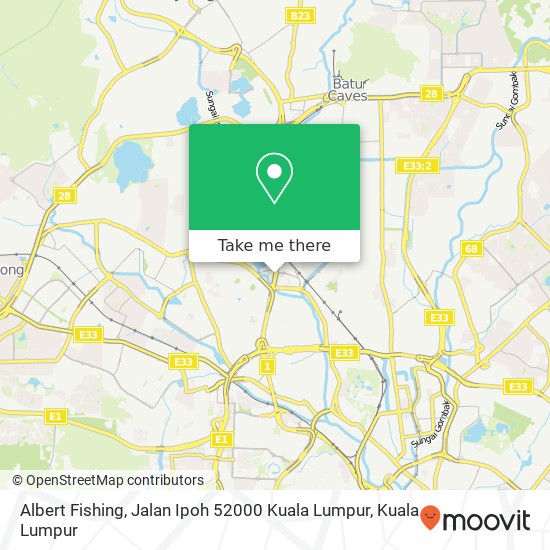 Albert Fishing, Jalan Ipoh 52000 Kuala Lumpur map