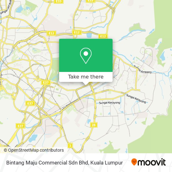 Bintang Maju Commercial Sdn Bhd map