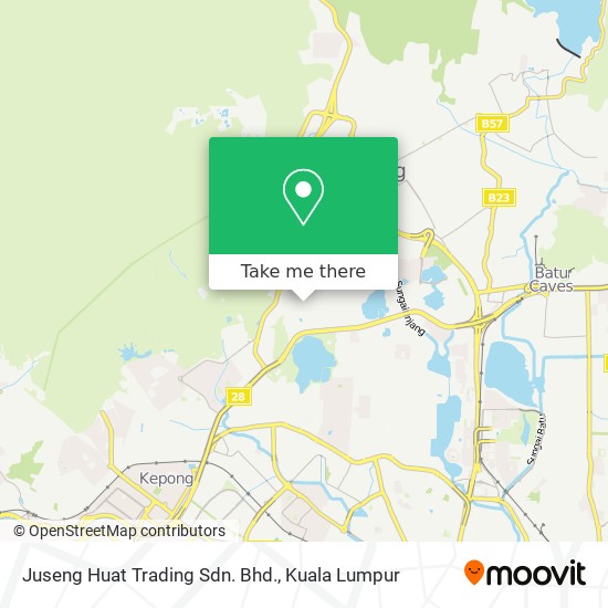 Juseng Huat Trading Sdn. Bhd. map