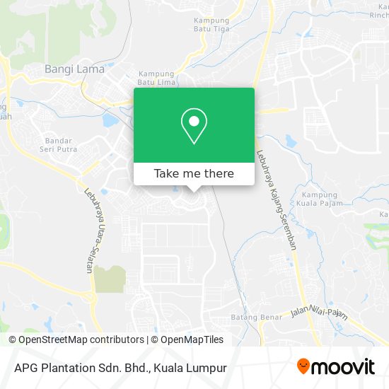 APG Plantation Sdn. Bhd. map
