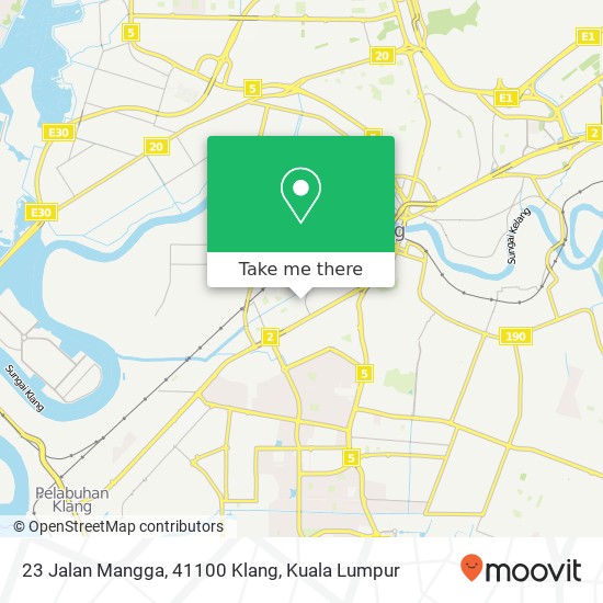 23 Jalan Mangga, 41100 Klang map