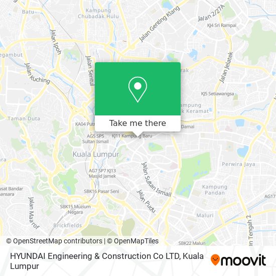 HYUNDAI Engineering & Construction Co LTD map