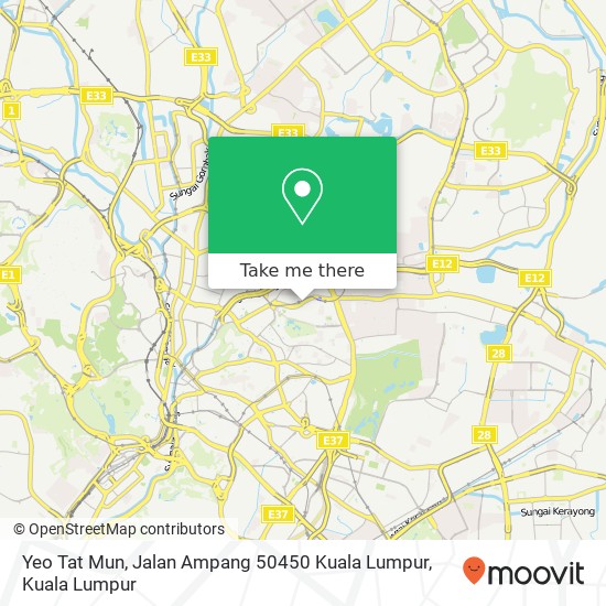 Yeo Tat Mun, Jalan Ampang 50450 Kuala Lumpur map