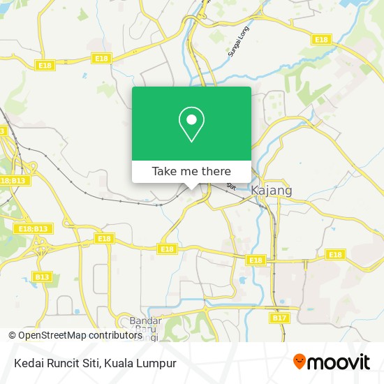 Peta Kedai Runcit Siti
