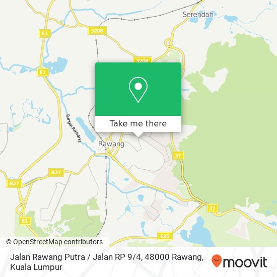 Peta Jalan Rawang Putra / Jalan RP 9 / 4, 48000 Rawang