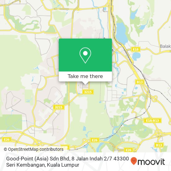 Peta Good-Point (Asia) Sdn Bhd, 8 Jalan Indah 2 / 7 43300 Seri Kembangan