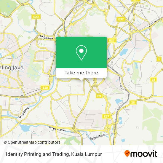 Identity Printing and Trading map