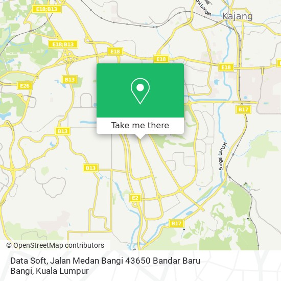 Data Soft, Jalan Medan Bangi 43650 Bandar Baru Bangi map