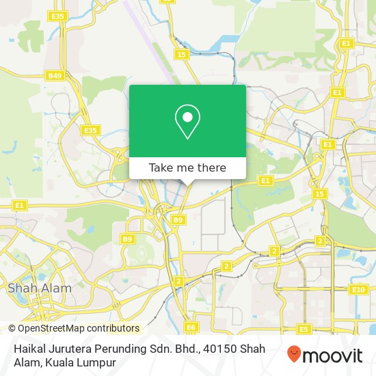 Haikal Jurutera Perunding Sdn. Bhd., 40150 Shah Alam map
