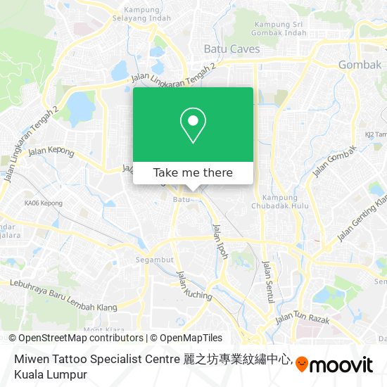 Miwen Tattoo Specialist Centre 麗之坊專業紋繡中心 map