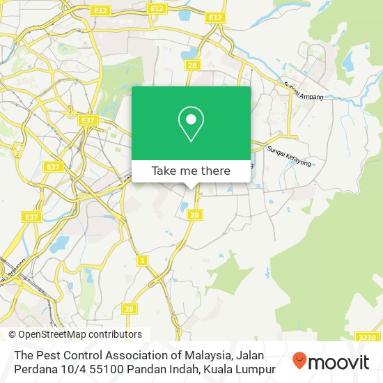 The Pest Control Association of Malaysia, Jalan Perdana 10 / 4 55100 Pandan Indah map