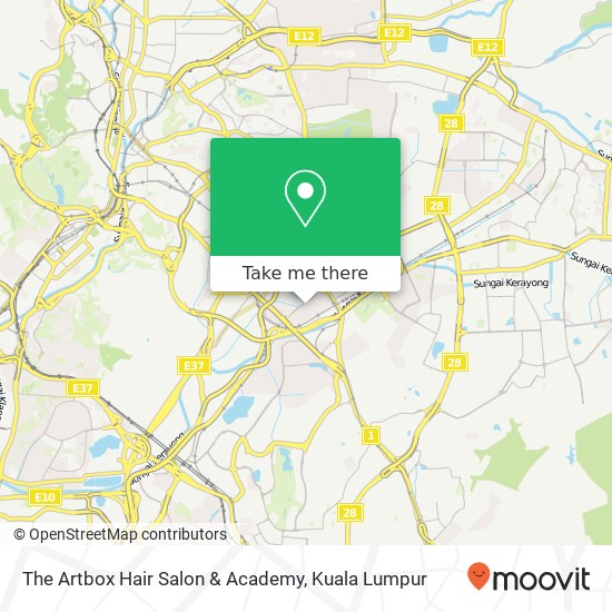 The Artbox Hair Salon & Academy map