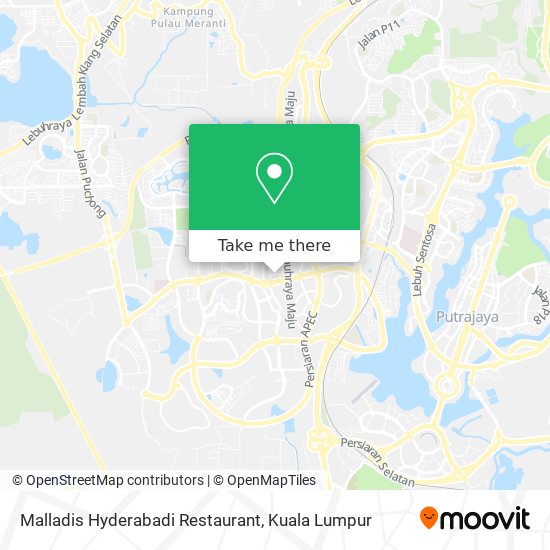 Malladis Hyderabadi Restaurant map