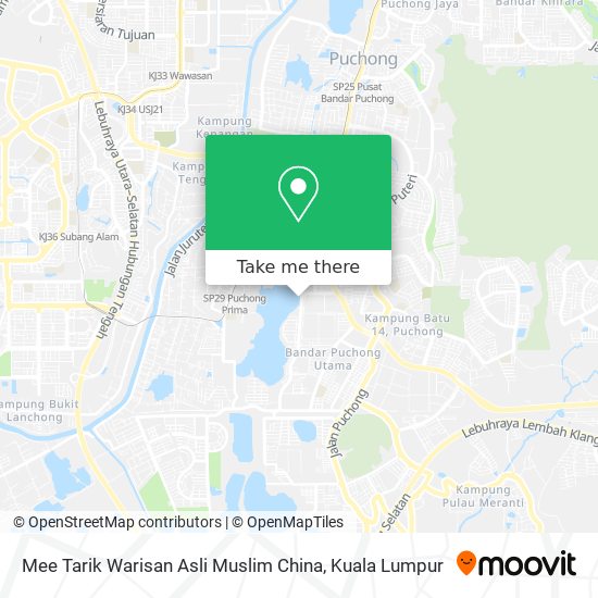 Mee Tarik Warisan Asli Muslim China map