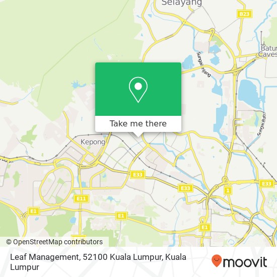 Peta Leaf Management, 52100 Kuala Lumpur