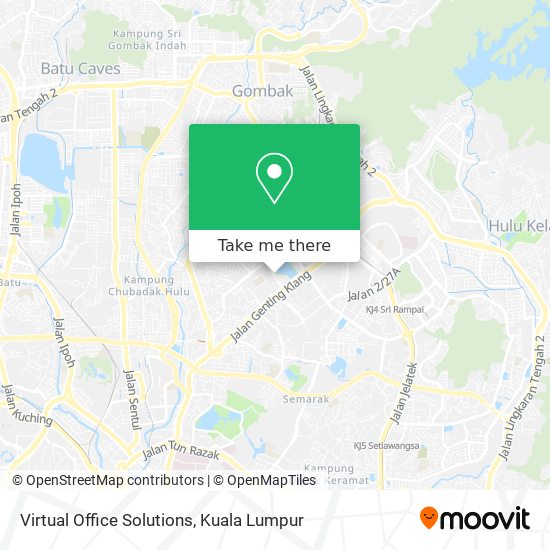 Virtual Office Solutions map