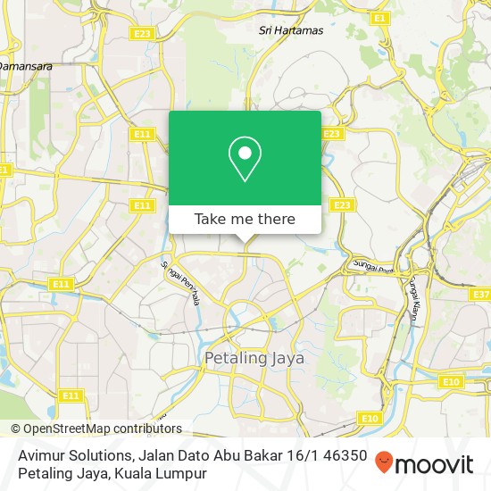 Avimur Solutions, Jalan Dato Abu Bakar 16 / 1 46350 Petaling Jaya map