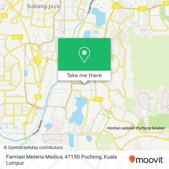 Farmasi Meteria Medica, 47150 Puchong map