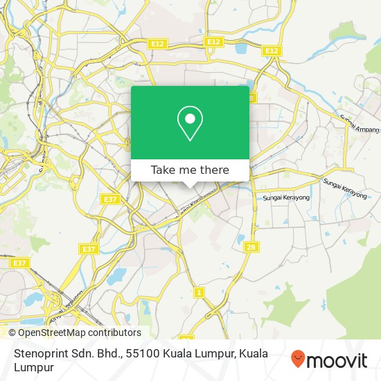 Stenoprint Sdn. Bhd., 55100 Kuala Lumpur map