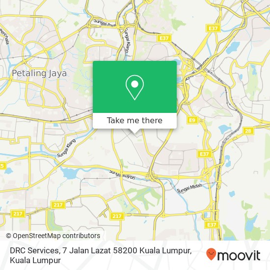 DRC Services, 7 Jalan Lazat 58200 Kuala Lumpur map