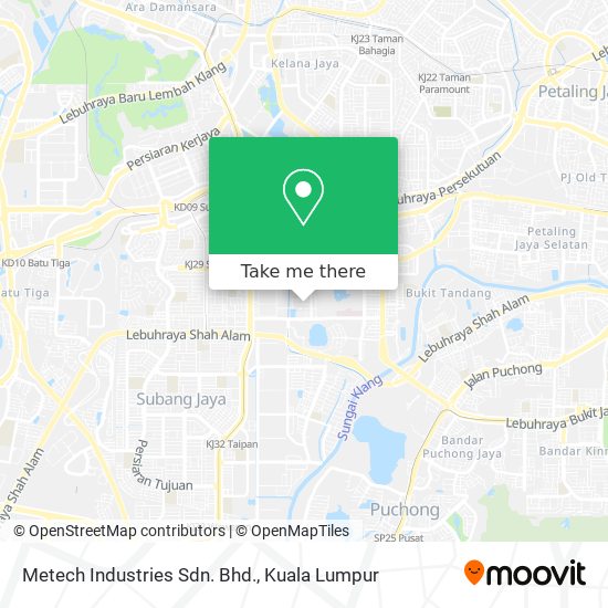 Metech Industries Sdn. Bhd. map