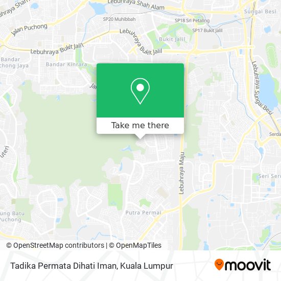 Tadika Permata Dihati Iman map