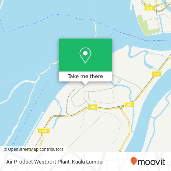 Air Product Westport Plant, Jalan Sungai Pinang 5 / 18 42920 Klang map