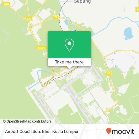 Airport Coach Sdn. Bhd. map