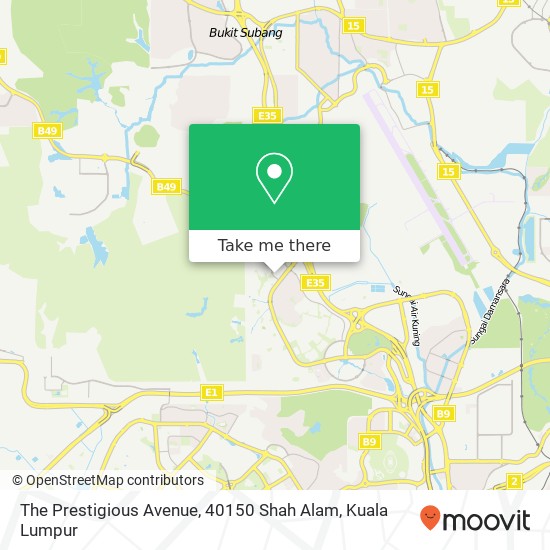 The Prestigious Avenue, 40150 Shah Alam map