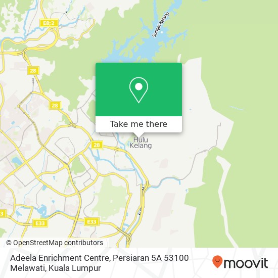 Adeela Enrichment Centre, Persiaran 5A 53100 Melawati map