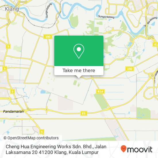 Cheng Hua Engineering Works Sdn. Bhd., Jalan Laksamana 20 41200 Klang map