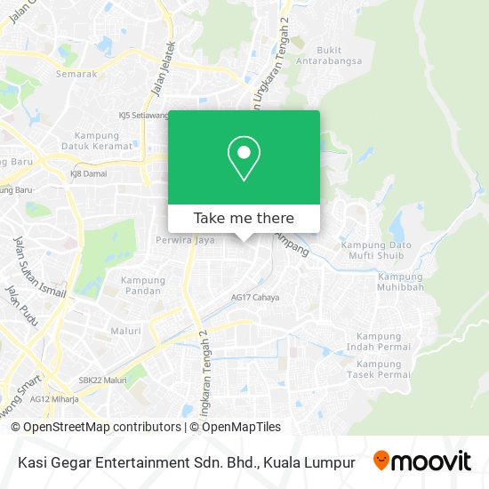 Kasi Gegar Entertainment Sdn. Bhd. map