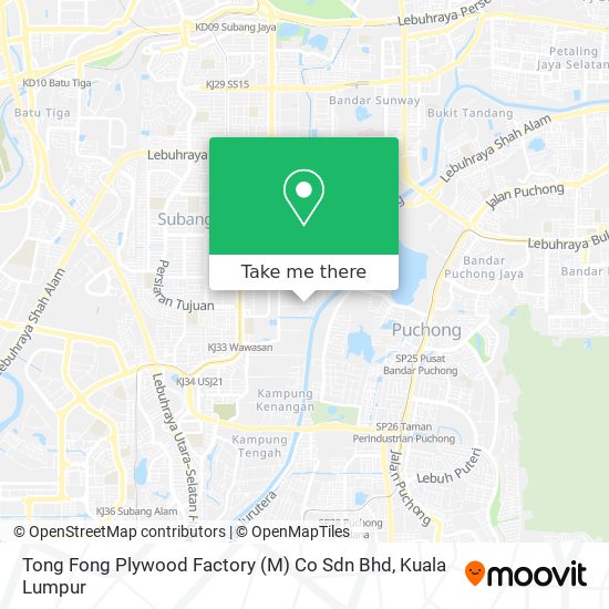 Peta Tong Fong Plywood Factory (M) Co Sdn Bhd