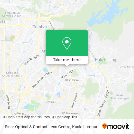 Sinar Optical & Contact Lens Centre map