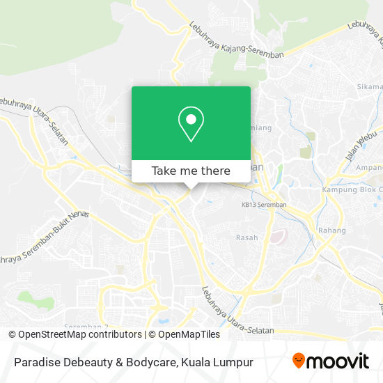 Paradise Debeauty & Bodycare map