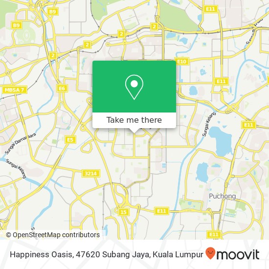 Happiness Oasis, 47620 Subang Jaya map