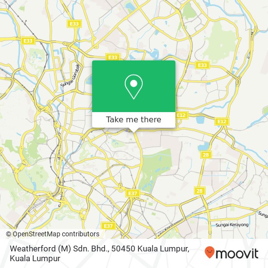 Weatherford (M) Sdn. Bhd., 50450 Kuala Lumpur map