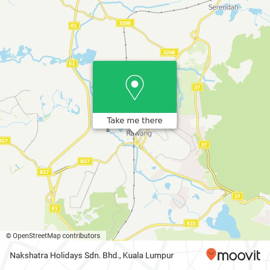 Nakshatra Holidays Sdn. Bhd. map